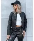 Ženska jakna DSTREET CHIC STYLE TY3897 ČRN