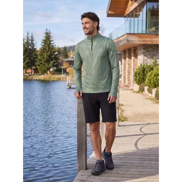  Moški športni pulover premium plus ALTISPORT VOJ/ALM072MI04 ZELENA 