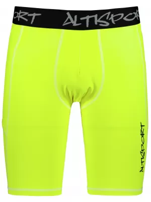 Moške športne pajkice nad koleni premium ALTISPORT VOJ/ALM000LEG02 FLUO-RUMENA