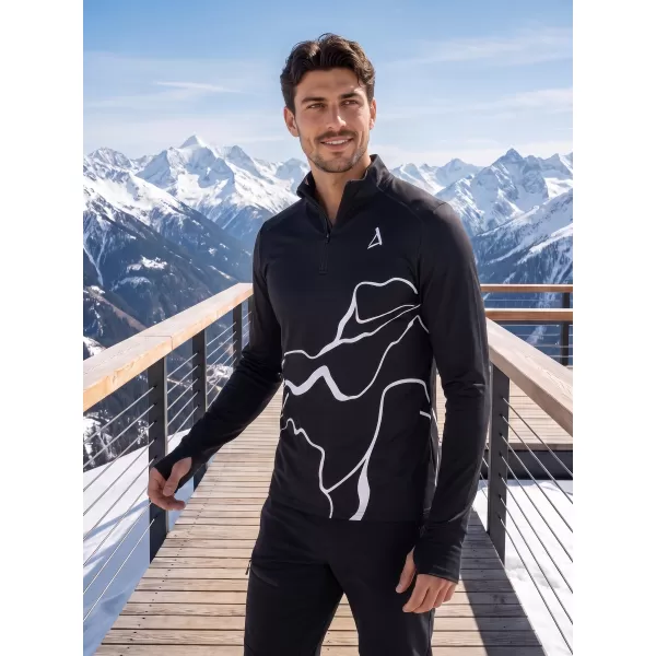  Moški športni pulover premium plus ALTISPORT VOJ/ALM073MI04 ČRNA 