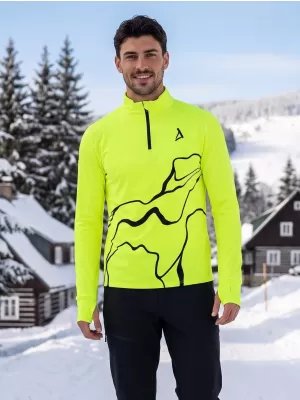 Moški športni pulover premium plus ALTISPORT VOJ/ALM073MI04 FLUO-RUMENA