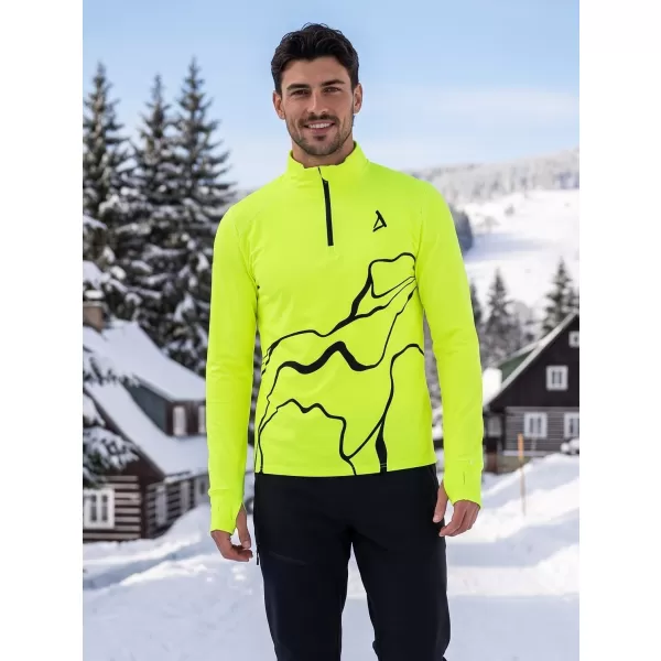  Moški športni pulover premium plus ALTISPORT VOJ/ALM073MI04 FLUO-RUMENA 