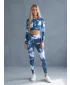Ženske dolge premium pajkice ALTISPORT VOJ/ALW066LEG01 TEMNO MODRA