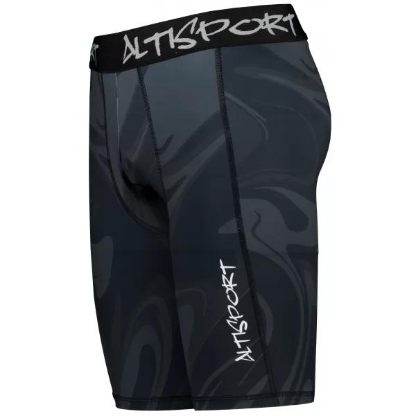  Moške športne pajkice nad koleni premium ALTISPORT VOJ/ALM072LEG02 ČRNA 