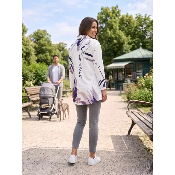  Ženska vrhunska torba za pulover ALTISPORT VOJ/ALW074MI05 BELA VIJOLIČNA 