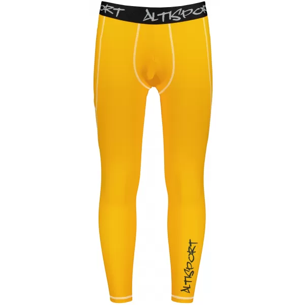  Moške dolge vrhunske športne pajkice ALTISPORT VOJ/ALM000LEG01 ORANŽNA 