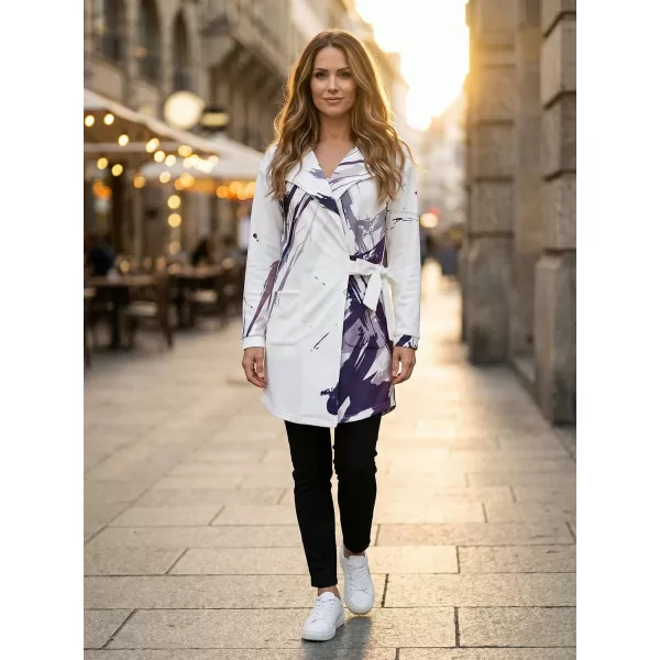  Ženska vrhunska torba za pulover ALTISPORT VOJ/ALW074MI05 BELA VIJOLIČNA 