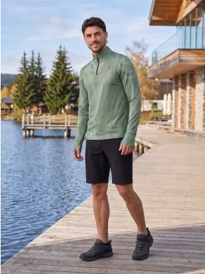 Moški športni pulover premium plus ALTISPORT VOJ/ALM072MI04 ZELENA