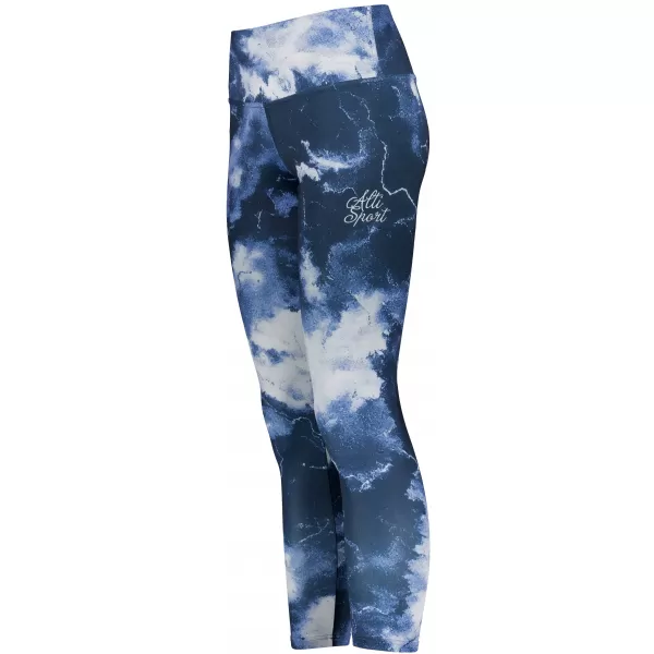  Ženske dolge premium pajkice ALTISPORT VOJ/ALW066LEG01 TEMNO MODRA 
