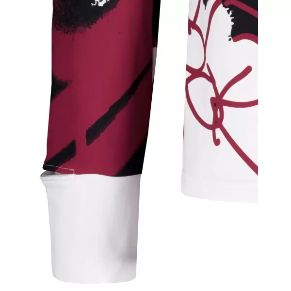  Moški športni pulover premium plus ALTISPORT VOJ/ALM076MI04 BELA/RDEČA 
