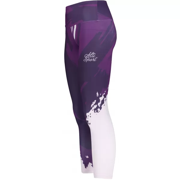  Ženske dolge premium pajkice ALTISPORT VOJ/ALW081LEG01 TEMNO VIJOLIČNA 