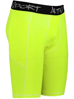 Moške športne pajkice nad koleni premium ALTISPORT VOJ/ALM000LEG02 FLUO-RUMENA
