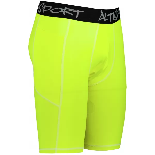  Moške športne pajkice nad koleni premium ALTISPORT VOJ/ALM000LEG02 FLUO-RUMENA 