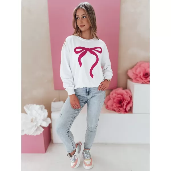  Ženska velika pulover DSTREET SOFTTIE BY1359 BELA 