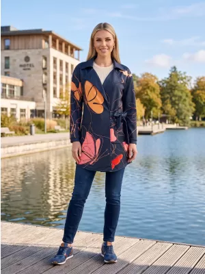Ženska vrhunska torba za pulover ALTISPORT VOJ/ALW086MI05 ČRNO-ORANŽNA