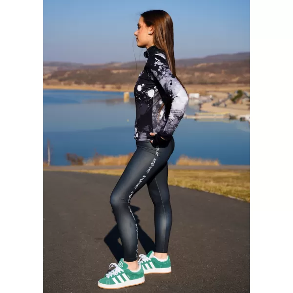  Ženski premium plus športni pulover ALTISPORT VOJ/ALW055MI04 ČRNO-BELO 