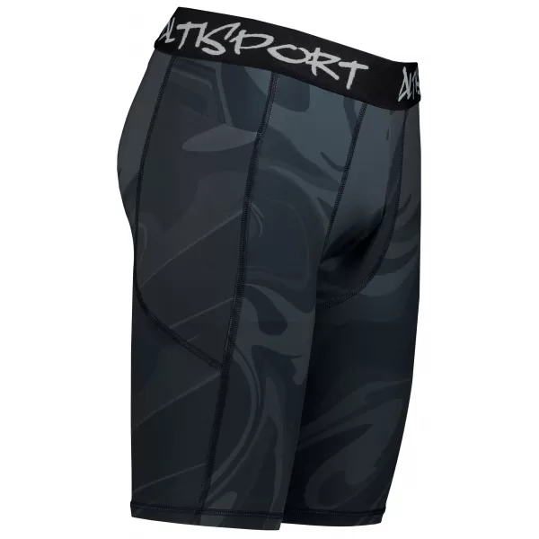  Moške športne pajkice nad koleni premium ALTISPORT VOJ/ALM072LEG02 ČRNA 