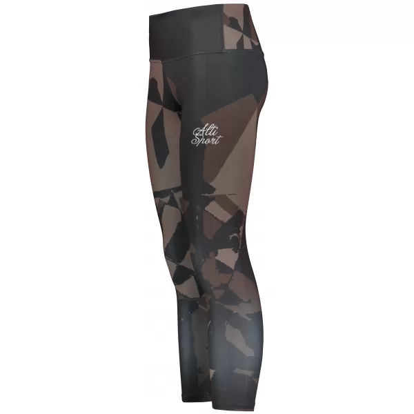  Ženske dolge premium pajkice ALTISPORT VOJ/ALW080LEG01 TEMNO RJAVA 