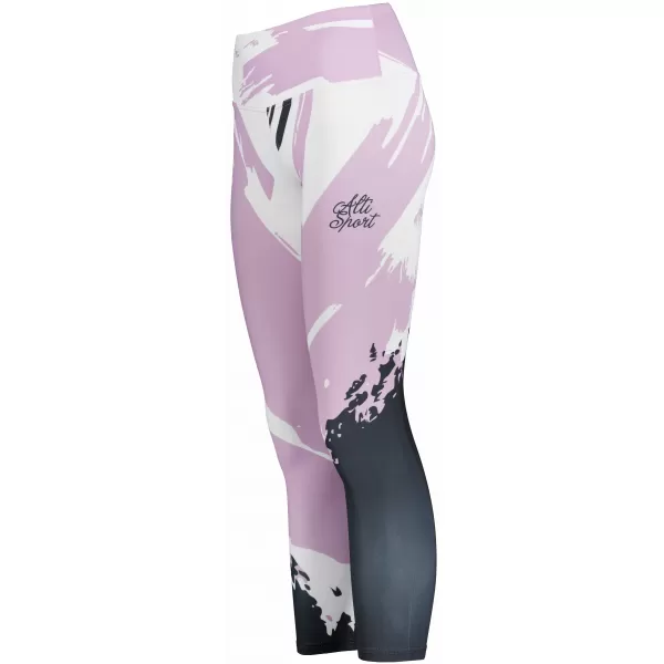  Ženske dolge premium pajkice ALTISPORT VOJ/ALW081LEG01 ROZA-ČRNA 