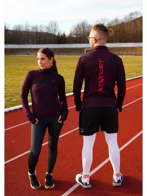 Ženski premium plus športni pulover ALTISPORT VOJ/ALW072MI04 VINSKO RDEČE