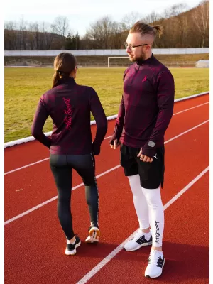 Moški športni pulover premium plus ALTISPORT VOJ/ALM072MI04 VINSKO RDEČE