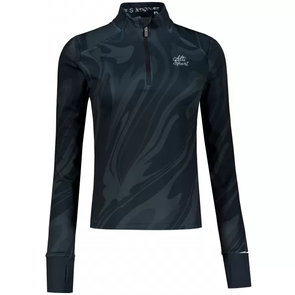  Ženski premium plus športni pulover ALTISPORT VOJ/ALW072MI04 ČRNA 