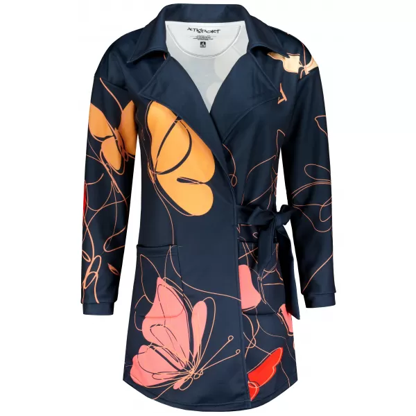  Ženska vrhunska torba za pulover ALTISPORT VOJ/ALW086MI05 ČRNO-ORANŽNA 