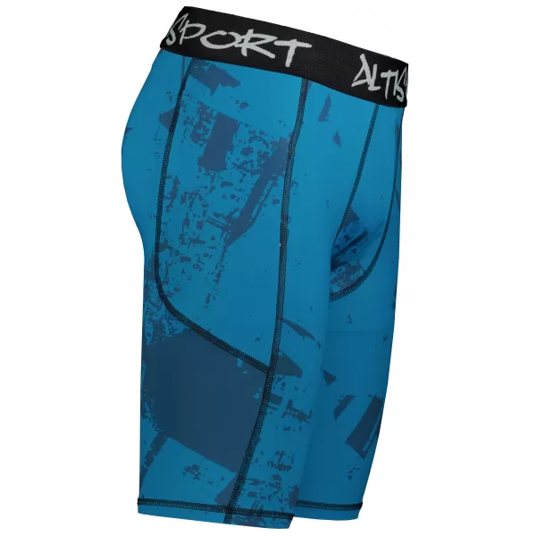  Moške športne pajkice nad koleni premium ALTISPORT VOJ/ALM079LEG02 MODRA 