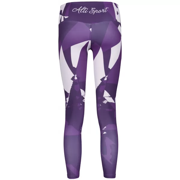  Ženske dolge premium pajkice ALTISPORT VOJ/ALW080LEG01 TEMNO VIJOLIČNA 