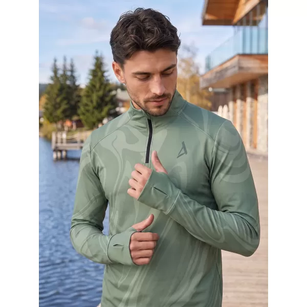  Moški športni pulover premium plus ALTISPORT VOJ/ALM072MI04 ZELENA 