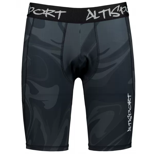  Moške športne pajkice nad koleni premium ALTISPORT VOJ/ALM072LEG02 ČRNA 