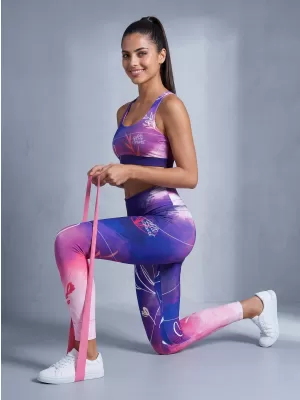 Ženske dolge premium pajkice ALTISPORT VOJ/ALW083LEG01 VIJOLIČNA