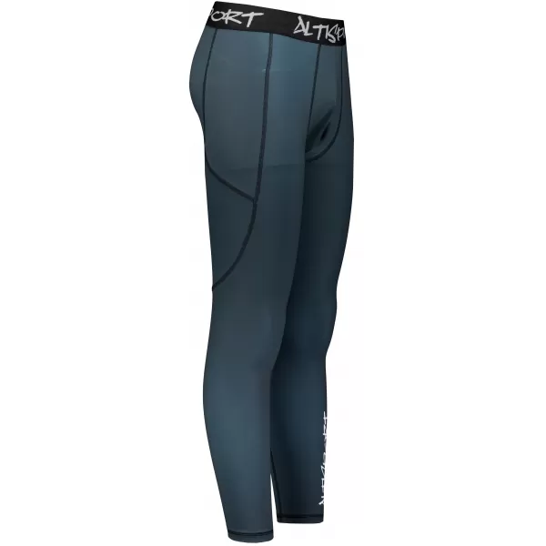  Moške dolge vrhunske športne pajkice ALTISPORT VOJ/ALM000LEG01 TEMNO SIVA 