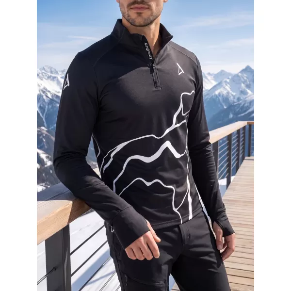 Moški športni pulover premium plus ALTISPORT VOJ/ALM073MI04 ČRNA 