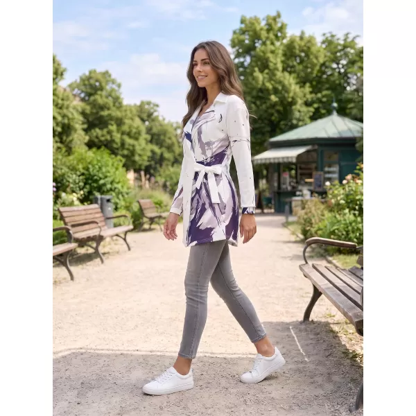 Ženska vrhunska torba za pulover ALTISPORT VOJ/ALW074MI05 BELA VIJOLIČNA 