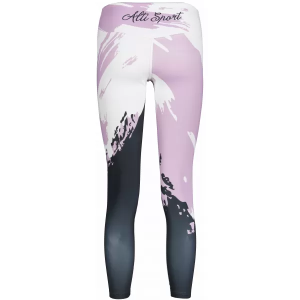  Ženske dolge premium pajkice ALTISPORT VOJ/ALW081LEG01 ROZA-ČRNA 