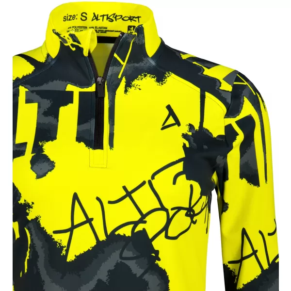  Ženski premium plus športni pulover ALTISPORT VOJ/ALW076MI04 FLUO-RUMENA 
