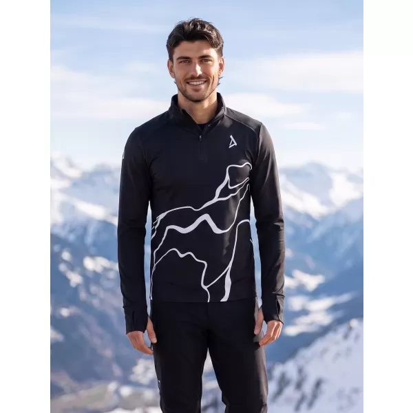  Moški športni pulover premium plus ALTISPORT VOJ/ALM073MI04 ČRNA 