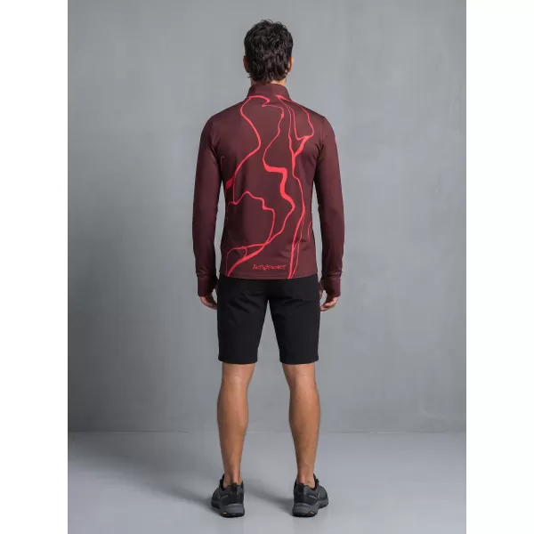  Moški športni pulover premium plus ALTISPORT VOJ/ALM073MI04 VINSKO RDEČE 