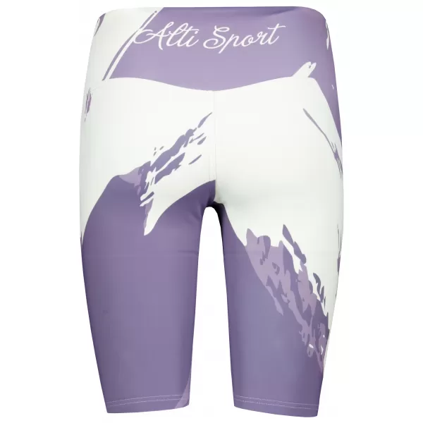  Ženske pajkice nad koleni premium ALTISPORT VOJ/ALW081LEG02 VIJOLIČNA 