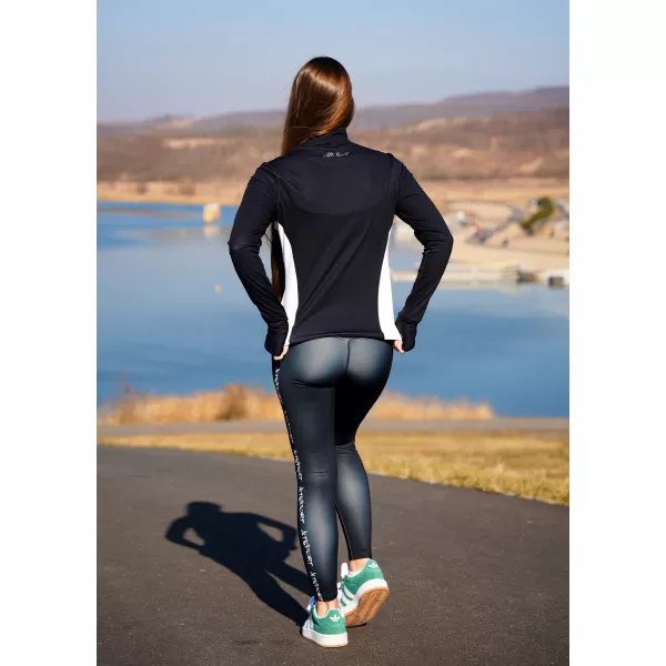  Ženski premium plus športni pulover ALTISPORT VOJ/ALW078MI04 ČRNA 