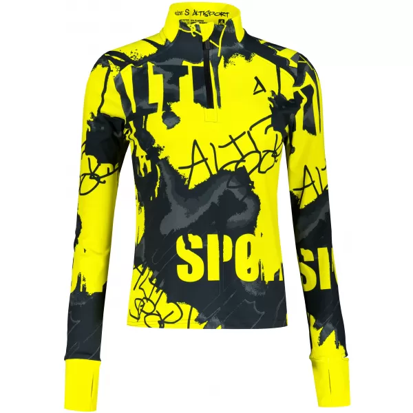  Ženski premium plus športni pulover ALTISPORT VOJ/ALW076MI04 FLUO-RUMENA 