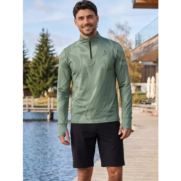  Moški športni pulover premium plus ALTISPORT VOJ/ALM072MI04 ZELENA 