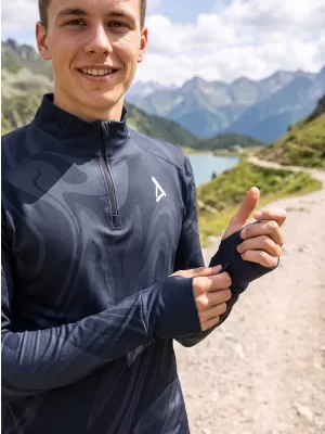 Moški športni pulover premium plus ALTISPORT VOJ/ALM072MI04 ČRNA