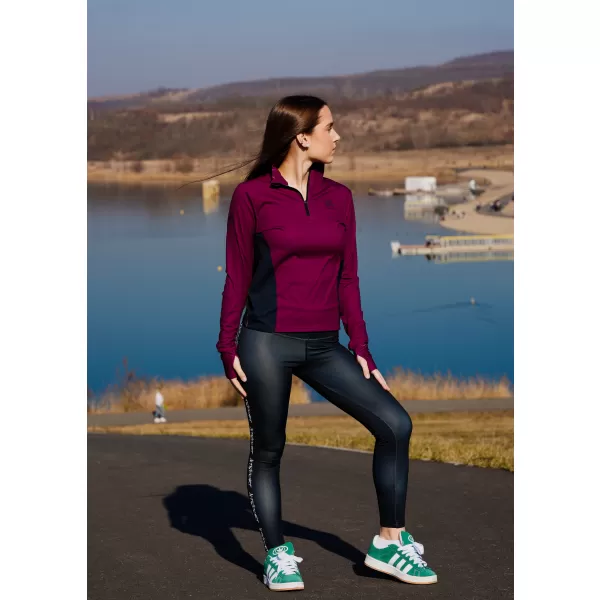  Ženski premium plus športni pulover ALTISPORT VOJ/ALW078MI04 VINSKO RDEČE 
