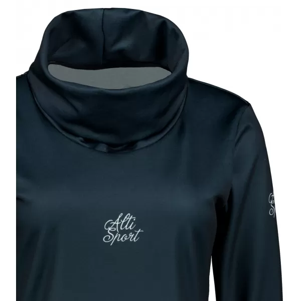  Ženski premium podaljšan pulover ALTISPORT VOJ/ALW090MI06 ČRNA 