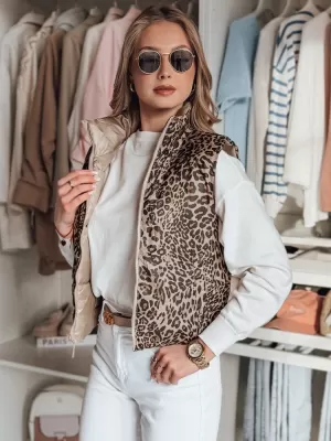 Telovnik DSTREET CHIPUFF TY4825 KARAMELA