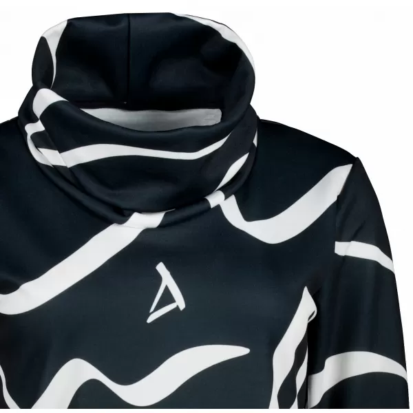  Ženski premium podaljšan pulover ALTISPORT VOJ/ALW088MI06 ČRNA 