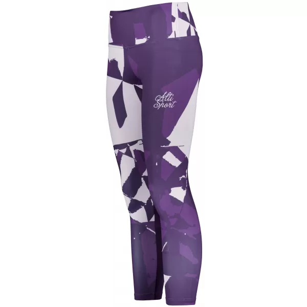  Ženske dolge premium pajkice ALTISPORT VOJ/ALW080LEG01 TEMNO VIJOLIČNA 