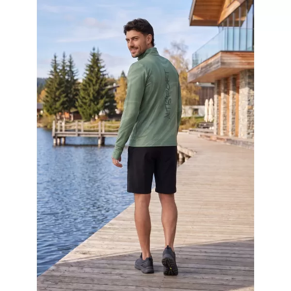  Moški športni pulover premium plus ALTISPORT VOJ/ALM072MI04 ZELENA 